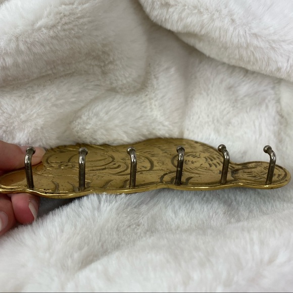 Garfield solid brass vintage key holder - Picture 3 of 10